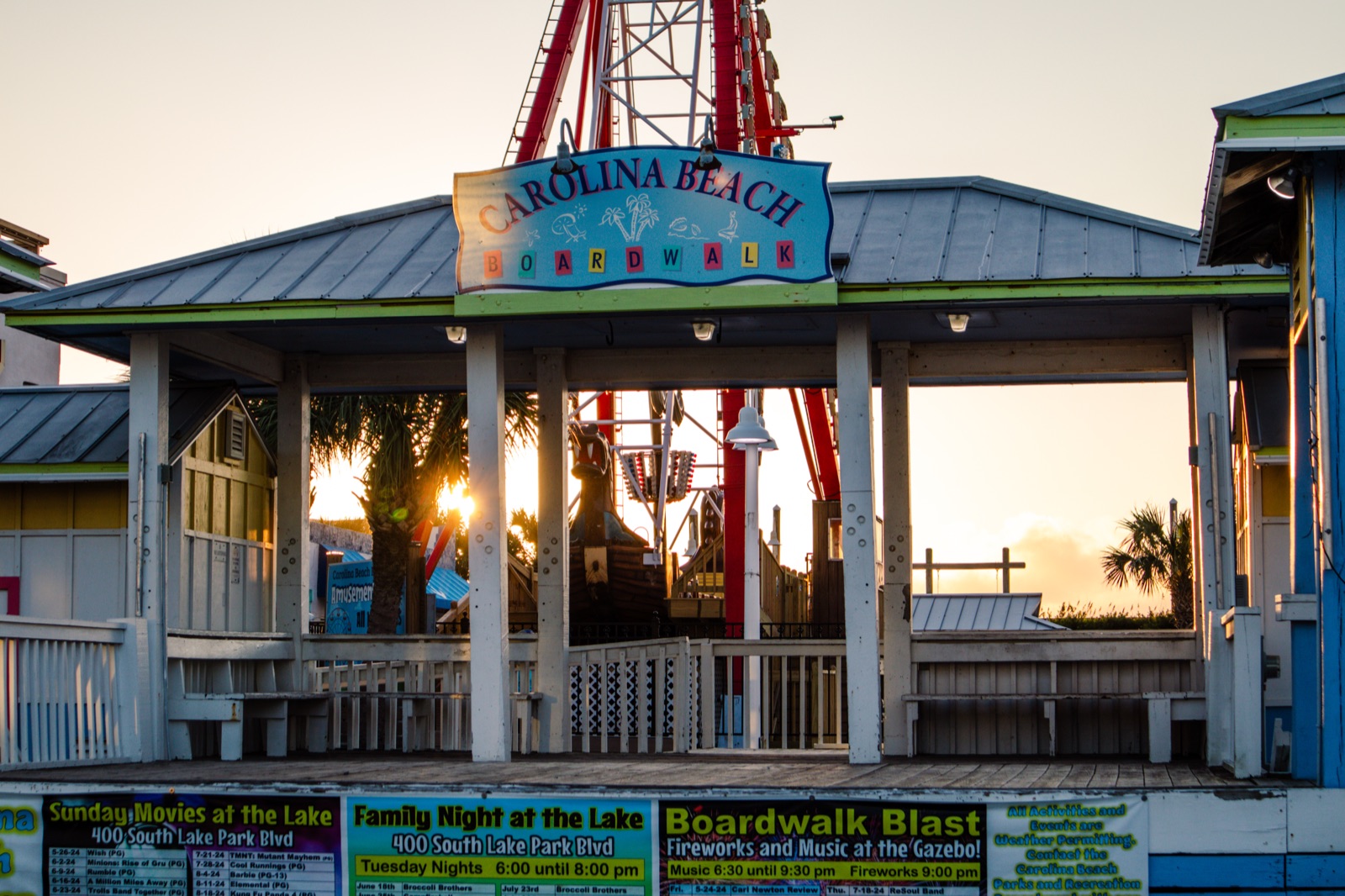 Carolina Beach NC boardwalk